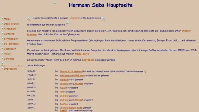 Screenshot preview of hermannseib.com