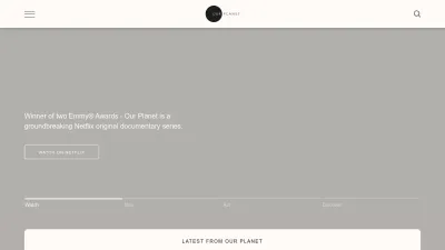 Screenshot preview of ourplanet.com
