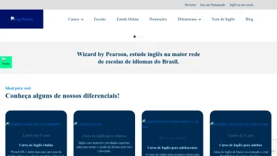 Screenshot preview of wizard.com.br