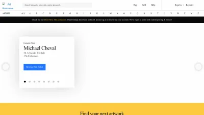 Screenshot preview of artbrokerage.com