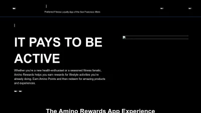 Screenshot preview of aminorewards.com