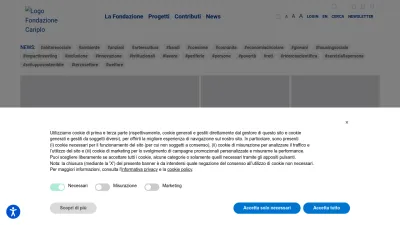 Screenshot preview of fondazionecariplo.it
