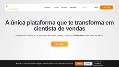 Screenshot preview of nectarcrm.com.br