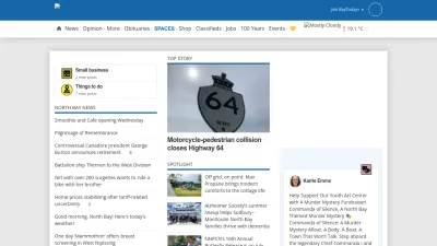 Screenshot preview of baytoday.ca