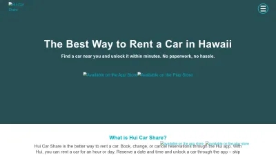 Screenshot preview of drivehui.com