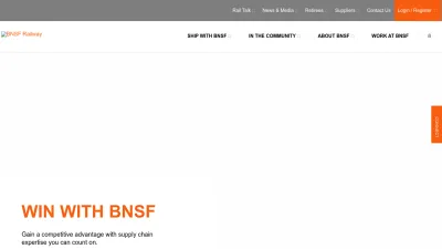 Screenshot preview of bnsf.com