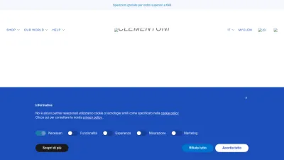 Screenshot preview of clementoni.com