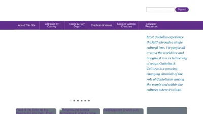 Screenshot preview of catholicsandcultures.org