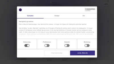 Screenshot preview of dating.dk