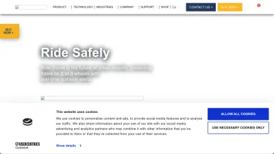 Screenshot preview of ride.vision
