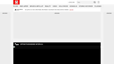 Screenshot preview of seher.no