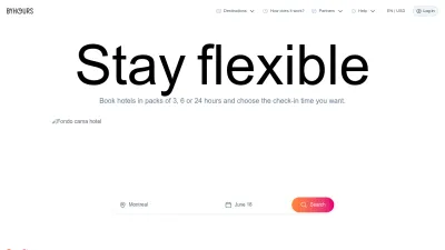 Screenshot preview of byhours.com