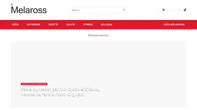Screenshot preview of melarossa.it
