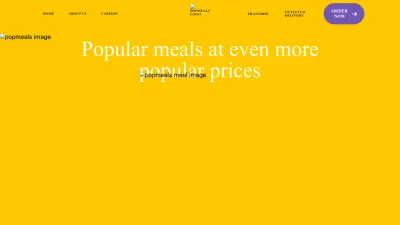 Screenshot preview of popmeals.com.my