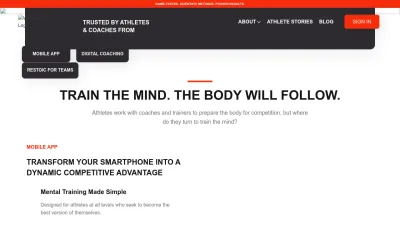 Screenshot preview of restoic.com