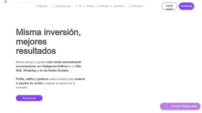 Screenshot preview of cliengo.com