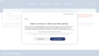 Screenshot preview of flowercampings.com