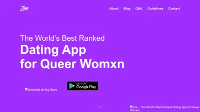 Screenshot preview of zoeapp.co