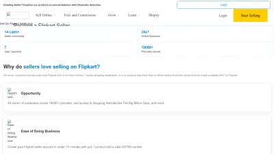 Screenshot preview of seller.flipkart.com