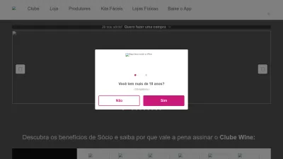 Screenshot preview of wine.com.br