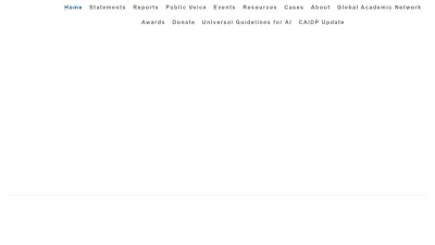 Screenshot preview of caidp.org