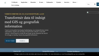 Screenshot preview of geoinfo.dk