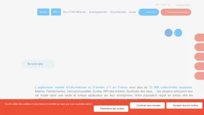 Screenshot preview of panneaupocket.com