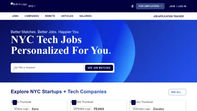 Screenshot preview of builtinnyc.com