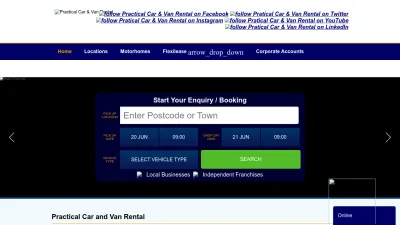 Screenshot preview of practical.co.uk