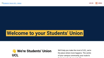 Screenshot preview of studentsunionucl.org