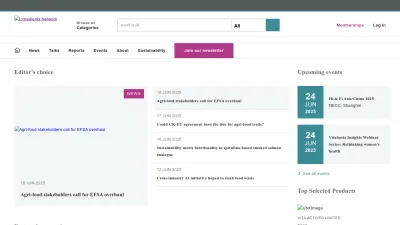 Screenshot preview of ingredientsnetwork.com