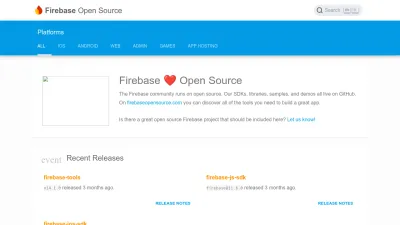 Screenshot preview of firebaseopensource.com