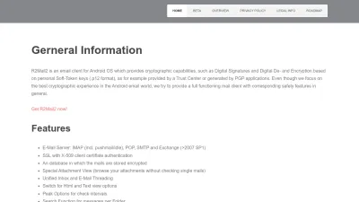 Screenshot preview of r2mail2.com