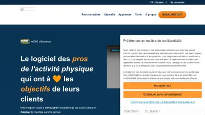 Screenshot preview of myhexfit.com