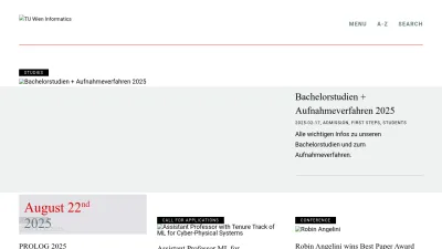 Screenshot of Informatics.tuwien.ac.at