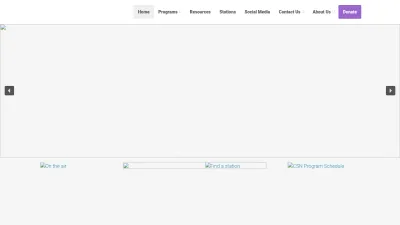 Screenshot preview of csnradio.com