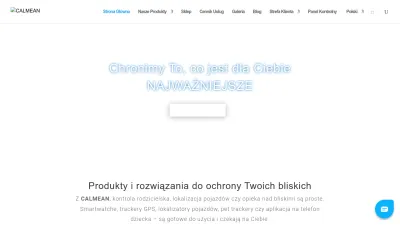 Screenshot preview of calmean.com