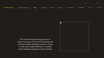 Screenshot preview of africansnakebiteinstitute.com