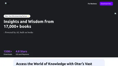 Screenshot preview of oter.app