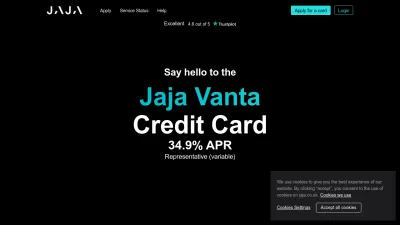 Screenshot preview of jaja.co.uk
