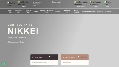 Screenshot preview of cotesushi.com