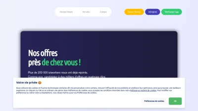 Screenshot preview of iziwork.com