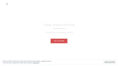 Screenshot preview of sleep.urbandroid.org