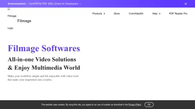 Screenshot preview of filmagepro.com