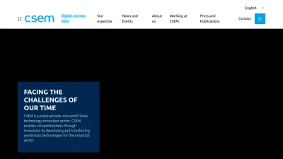 Screenshot preview of csem.ch