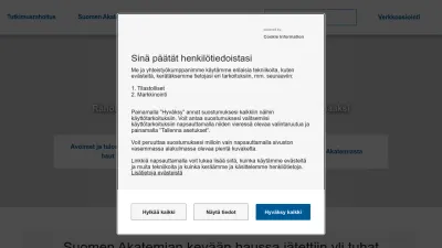 Screenshot preview of aka.fi
