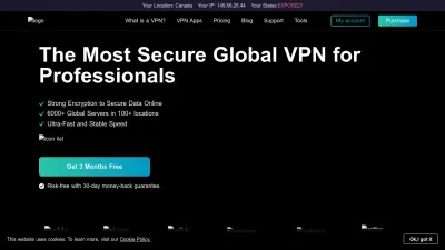 Screenshot preview of vpnproxymaster.com