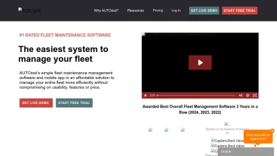 Screenshot preview of autosist.com