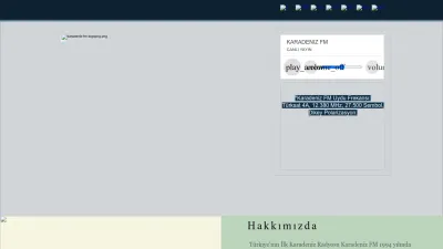 Screenshot preview of karadenizfm.com.tr