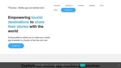 Screenshot preview of eventya.net